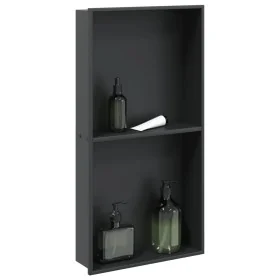 Hornacina ducha acero inoxidable negro mate 32x62x9 cm von , Duschwände und Duschwände - Ref: Foro24-4005134, Preis: 121,02 €...