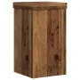 Soportes de plantas 2 uds madera roble envejecido 10x10x18 cm | Foro24.es | Tu tienda online para hogar, jardín y más Foro24.es