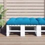 Cojín para sofá de palets de tela azul 120x80x12 cm | Foro24.es | Tu tienda online para hogar, jardín y más Foro24.es