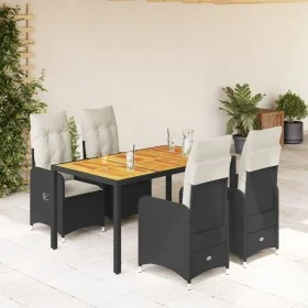 Comprar Mesita y sillas jardín 5 pzas y cojines