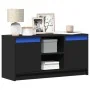 Mueble de TV con LED madera de ingeniería negro 100x34x50 cm von , TV-Möbel - Ref: Foro24-852188, Preis: 90,87 €, Rabatt: -5%%