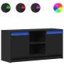 Mueble de TV con LED madera de ingeniería negro 100x34x50 cm von , TV-Möbel - Ref: Foro24-852188, Preis: 90,87 €, Rabatt: -5%%