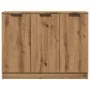Aparador de madera de ingeniería roble artisan 90,5x30x70 cm von , Sideboards - Ref: Foro24-856843, Preis: 99,24 €, Rabatt: -5%%