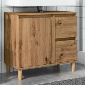 Comprar Armario lavabo baño madera ingeniería