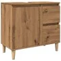 Armario lavabo baño madera ingeniería roble artisan 65x33x60 cm von , Badezimmerwaschtische - Ref: Foro24-857121, Preis: 86,8...