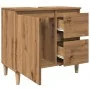 Armario lavabo baño madera ingeniería roble artisan 65x33x60 cm von , Badezimmerwaschtische - Ref: Foro24-857121, Preis: 86,8...