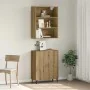 Aparador con mueble pared madera contrachapada artesanal roble | Foro24.es | Tu tienda online para hogar, jardín y más Foro24.es