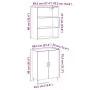 Aparador con mueble pared madera contrachapada artesanal roble | Foro24.es | Tu tienda online para hogar, jardín y más Foro24.es