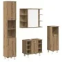 Juego de muebles baño 4 piezas madera ingeniería roble artisan by , Bathroom furniture - Ref: Foro24-3328558, Price: 280,42 €...