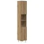 Juego de muebles baño 4 piezas madera ingeniería roble artisan by , Bathroom furniture - Ref: Foro24-3328558, Price: 280,42 €...