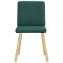 Sillas de comedor 4 unidades tela verde oscuro | Foro24.es | Tu tienda online para hogar, jardín y más Foro24.es
