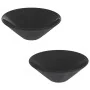 Lavabos 2 uds negro brillo Ø42x14 cm cerámica by , Basins and sinks - Ref: Foro24-42000314, Price: 72,35 €, Discount: -5%%