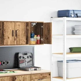 Armario de pared para garaje madera ingeniería