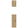 Armarios 2 uds para garaje madera ingeniería artesanal roble by , Armarios industriales - Ref: Foro24-3328295, Price: 73,62 €...