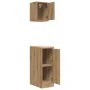 Armarios 2 uds para garaje madera ingeniería artesanal roble by , Armarios industriales - Ref: Foro24-3328295, Price: 73,62 €...