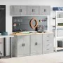 Armarios 6 uds para garaje madera de ingeniería ris hormigón | Foro24.es | Tu tienda online para hogar, jardín y más Foro24.es