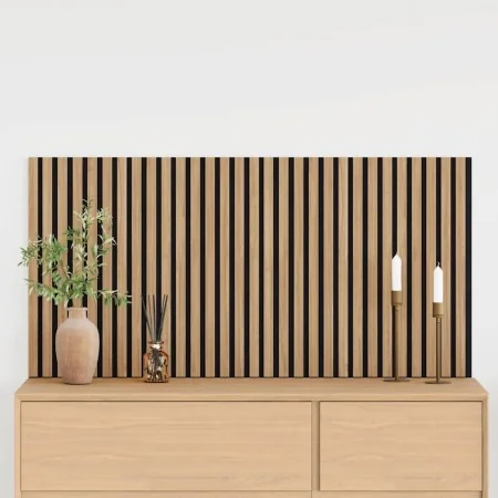 Paneles acústicos de pared 2 uds listones 60,5x60 cm de , Recubrimiento de paredes - Ref: Foro24-42002578, Precio: 46,39 €, D...
