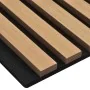Paneles acústicos de pared 2 uds listones 60,5x60 cm de , Recubrimiento de paredes - Ref: Foro24-42002578, Precio: 46,39 €, D...