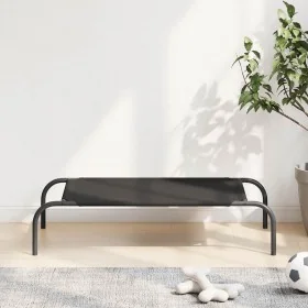 Cama elevada para perros negra 90x50x20 cm tela Oxford y acero von , Betten für Hunde - Ref: Foro24-42000838, Preis: 23,80 €,...
