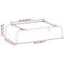 Cama elevada para perros negra 90x50x20 cm tela Oxford y acero von , Betten für Hunde - Ref: Foro24-42000838, Preis: 23,80 €,...