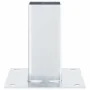 Bases para postes cuadradas 4 uds. Plata 61x61 mm by , fence posts - Ref: Foro24-42000004, Price: 23,14 €, Discount: -5%%