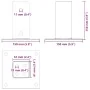Bases para postes cuadradas 4 uds. Plata 61x61 mm by , fence posts - Ref: Foro24-42000004, Price: 23,14 €, Discount: -5%%