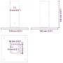Bases para postes cuadradas 12 uds. Antracita 46x46 mm by , fence posts - Ref: Foro24-42000019, Price: 54,37 €, Discount: -5%%