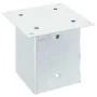 Bases para postes cuadradas 4 uds. Plata 101x101 mm | Foro24.es | Tu tienda online para hogar, jardín y más Foro24.es