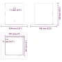Bases para postes cuadradas 4 uds. Plata 101x101 mm | Foro24.es | Tu tienda online para hogar, jardín y más Foro24.es