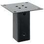 Bases para postes cuadradas 12 uds. Antracita 71x71 mm by , fence posts - Ref: Foro24-42000025, Price: 66,72 €, Discount: -5%%