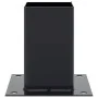 Bases para postes cuadradas 12 uds. Antracita 81x81 mm by , fence posts - Ref: Foro24-42000027, Price: 57,91 €, Discount: -5%%