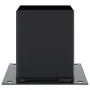 Bases para postes cuadradas 12 uds. Antracita 101x101 mm by , fence posts - Ref: Foro24-42000031, Price: 86,76 €, Discount: -5%%