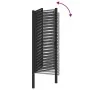 Puerta de jardín con cerradura de aluminio negra 100x200 cm von , Gartentore - Ref: Foro24-42004150, Preis: 305,57 €, Rabatt:...