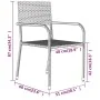 Juego de comedor de jardín 9 piezas negro by , Garden sets - Ref: Foro24-3099582, Price: 560,87 €, Discount: -5%%