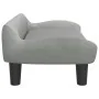 Sofá para niños de terciopelo gris claro 70x40x24 cm by , Baby and Toddler Furniture - Ref: Foro24-3196350, Price: 70,22 €, D...