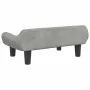 Sofá para niños de terciopelo gris claro 70x40x24 cm by , Baby and Toddler Furniture - Ref: Foro24-3196350, Price: 70,22 €, D...