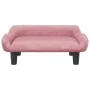 Sofá para niños de terciopelo rosa 70x40x24 cm von , Baby- und Kleinkindmöbel - Ref: Foro24-3196352, Preis: 67,41 €, Rabatt: ...