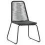 Set de comedor de jardín de 3 piezas PVC ratán negro y marrón by , Garden sets - Ref: Foro24-3060124, Price: 263,13 €, Discou...