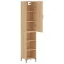 Aparador de madera contrachapada roble Sonoma 34,5x34x180 cm | Foro24.es | Tu tienda online para hogar, jardín y más Foro24.es