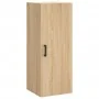 Aparador de madera contrachapada roble Sonoma 34,5x34x180 cm | Foro24.es | Tu tienda online para hogar, jardín y más Foro24.es