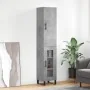 Aparador de madera contrachapada gris hormigón 34,5x34x180 cm | Foro24.es | Tu tienda online para hogar, jardín y más Foro24.es