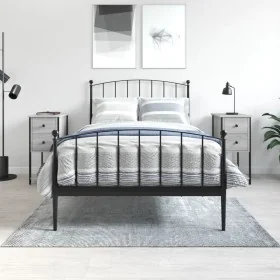 Mesitas de noche 2 uds madera de ingeniería gris 32x42x70 cm von , Nachttische - Ref: Foro24-826100, Preis: 105,90 €, Rabatt:...