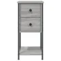 Mesitas de noche 2 uds madera de ingeniería gris 32x42x70 cm von , Nachttische - Ref: Foro24-826100, Preis: 105,90 €, Rabatt:...