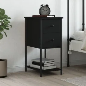 Mesita de noche madera de ingeniería negro 32x42x70 cm von , Nachttische - Ref: Foro24-826093, Preis: 73,17 €, Rabatt: -5%%