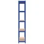 Estantería almacenaje 5 niveles azul madera contrachapada acero by , Industrial shelving - Ref: Foro24-152856, Price: 52,02 €...
