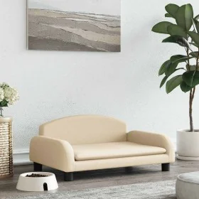 Cama para perros de tela crema 70x45x30 cm von , Betten für Hunde - Ref: Foro24-171959, Preis: 76,51 €, Rabatt: -5%%
