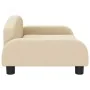 Cama para perros de tela crema 70x45x30 cm de , Camas para perros - Ref: Foro24-171959, Precio: 76,51 €, Descuento: -5%%