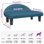 Cama para perros de terciopelo azul 70x52x30 cm | Foro24.es | Tu tienda online para hogar, jardín y más Foro24.es