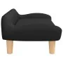 Cama para perros de tela negra 70x40x24 cm | Foro24.es | Tu tienda online para hogar, jardín y más Foro24.es