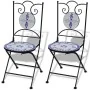Set de mesa y sillas de jardín 3 pzas con mosaico azul y blanco de , Conjuntos de jardín - Ref: Foro24-271771, Precio: 237,43...